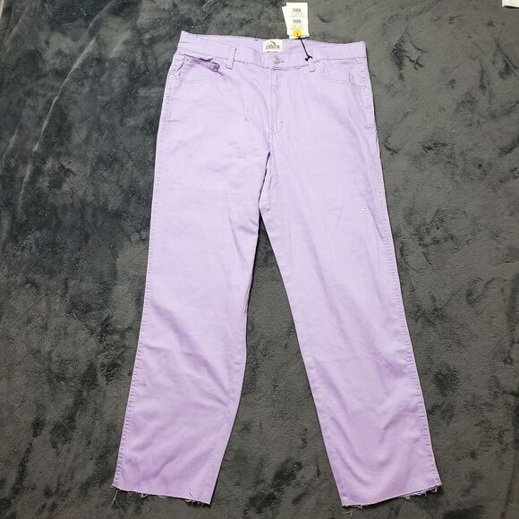 NWT Jordache Women's High Rise Straight Leg Purple / Mauve Wash Jeans, size 16 - Picture 1 of 15